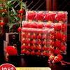 Joyful Red Lantern Ornament - Small Hanging Decoration for Housewarming, Weddings, Festive Events, and Courtyard Displays 2025.