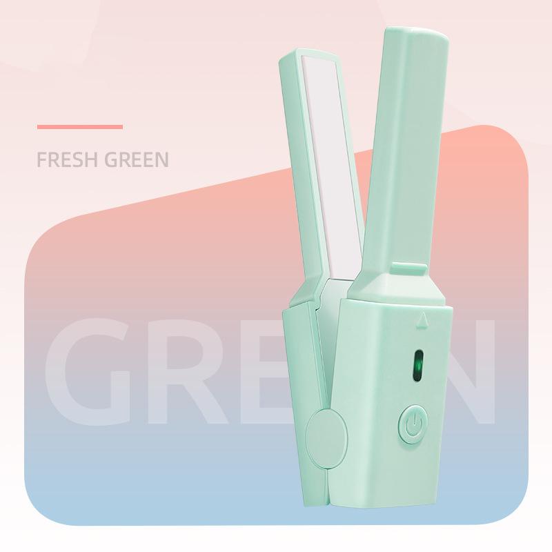 

Щипцы для завивки волос портативная мини электрическая шина USB-плагин 15 Вт маломощная прямая плойка для завивки волос двойного назначения инструмент для укладки волос