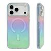 Rainbow Gradient Sparkling Magnetic Cover for Girls To Use For iPhone 17 Pro Max 16e 17 15 14 13 12 11 Pro Anti-drop Phone Case
