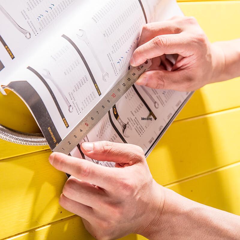 Deli Stainless Steel Ruler