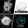 OLEVS Men's Watch Automatic, Skeleton, Date, Water-Resistant, Luminous, Diamond, Fashion, Business Watch for Men, White