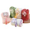 New embroidery fringed coral fleece no hair towel bridesmaid high-end embroidery towel practical small