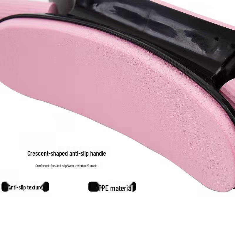 **Pilates Ring Yoga Thigh Toner: Multifunctional Leg & Waist Trimmer with Crescent Handles**