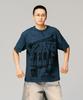 PHYSICAL DEPARTMENT Cartoon Basketball Short Sleeve T-Shirt Indigo Blue