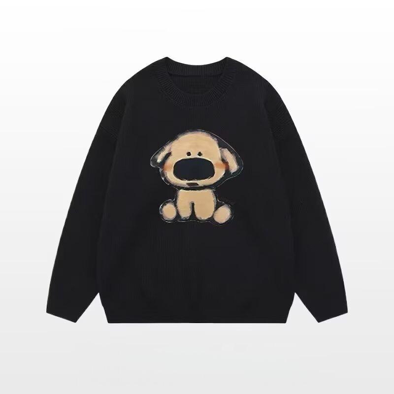 Unisex Trendy Long Sleeve Printed Sweatshirt - Versatile Round Neck Loose Fit 4XL