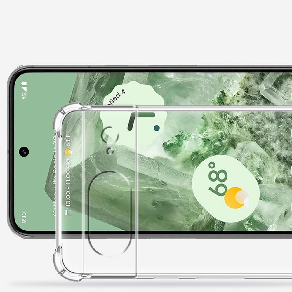 Clear Shockproof Airbag TPU Case For Google Pixel 8 Pro 8A Cover Soft Silicone Phone Case For Pixel 8 8a Transparent Capa Fundas