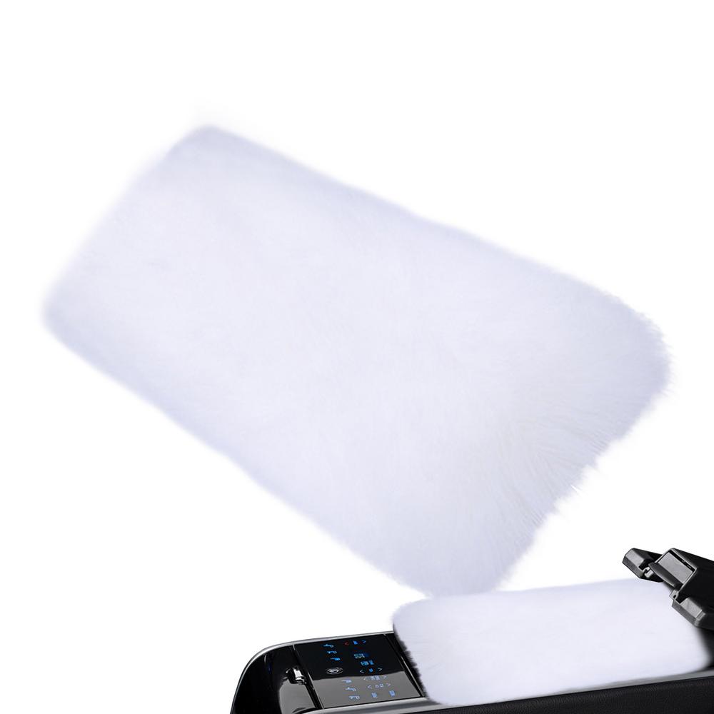 Soft Car Armrest Cover Skin-friendly Plush Center Console Seat Box Protector Pad Auto Accessories