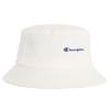 Champion Bucket Hat with Script Logo, White, Size 58cm, Unisex Cotton Hat, Model 587-006A
