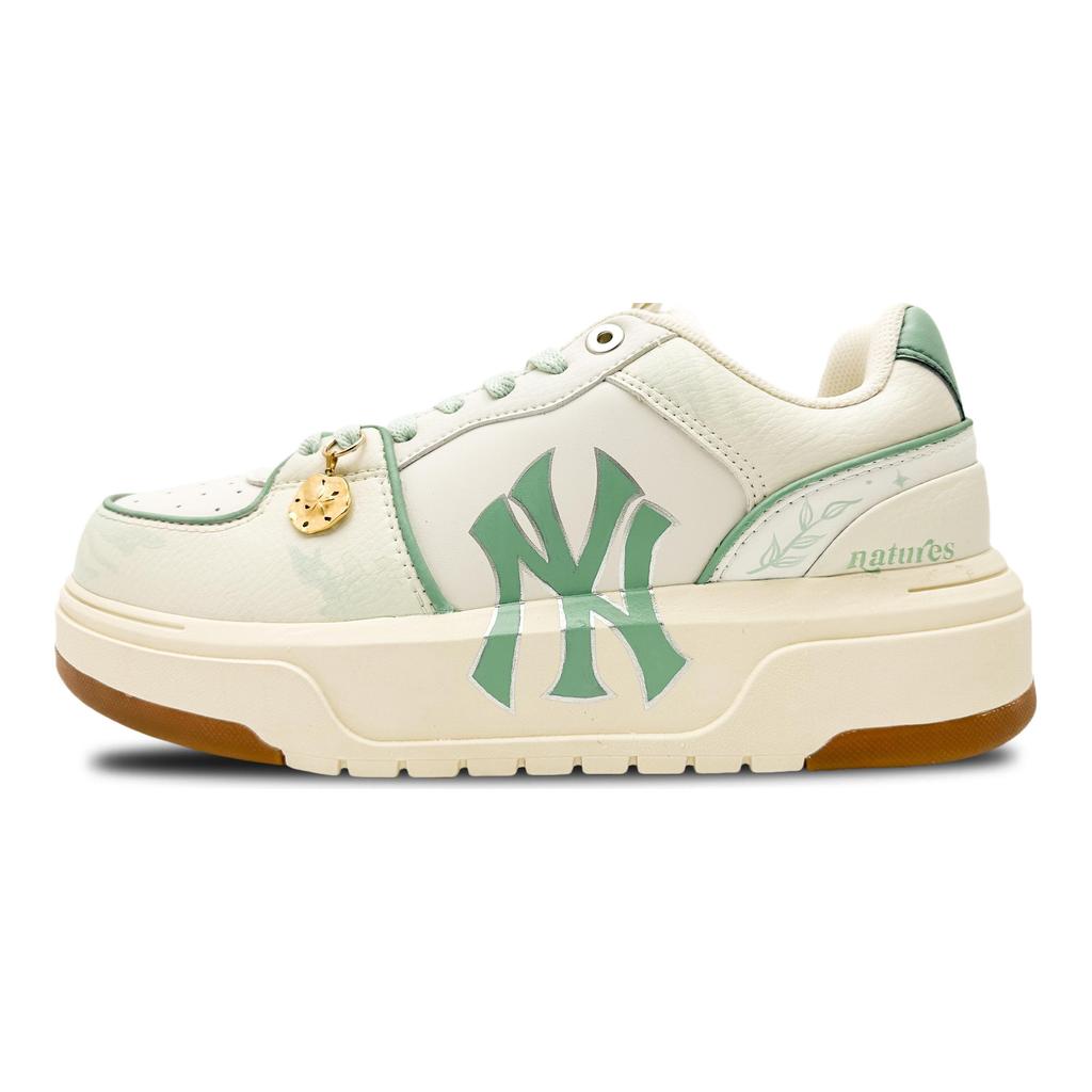 MLB Chunky Liner Slip Resistant Slip Resistant Low top Skateboard Shoes Unisex Light Green 3ASXCA12N-50IVS(team188-X)