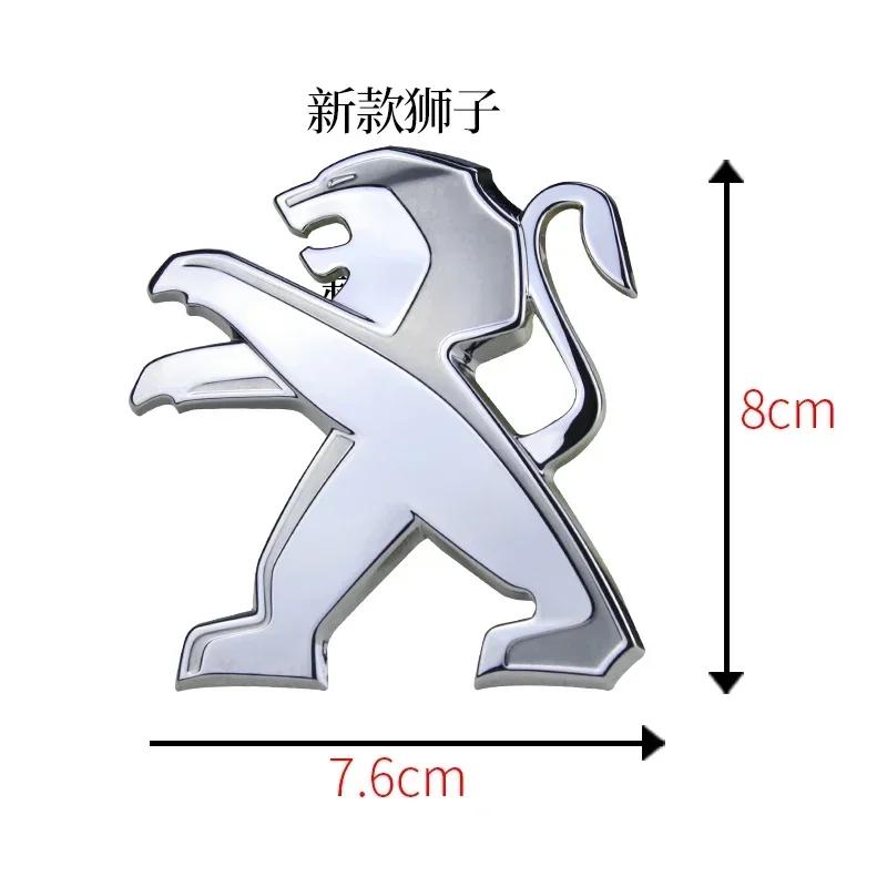 Car Rear Trunk Emblem Sticker for Peugeot 108 206 207 301 306 307 408 508 2008 3008 4008 5008 Auto Tail Logo Badge Decoration