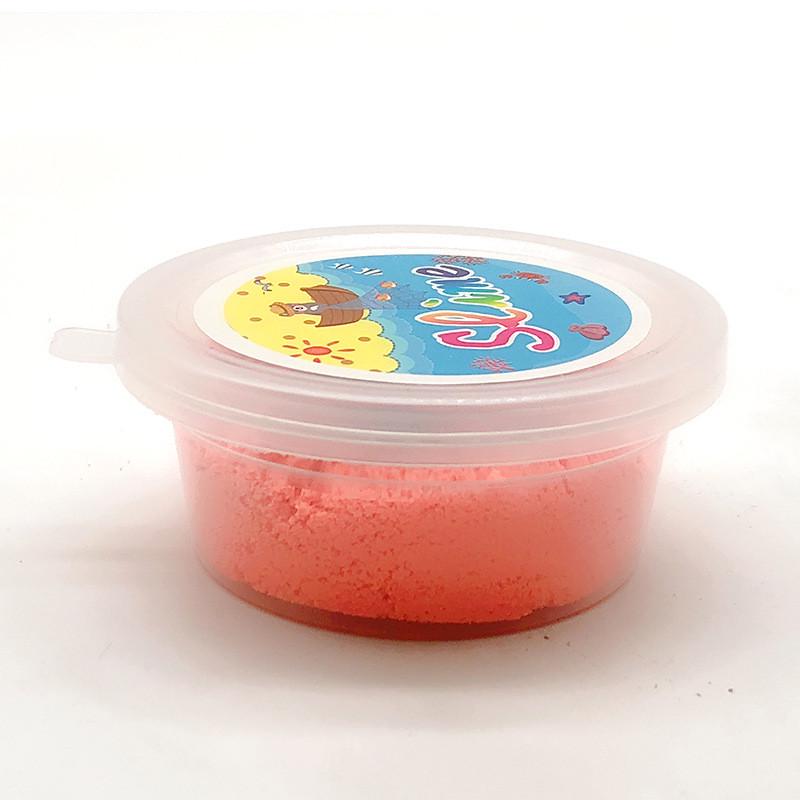 

60 мл тропическое эластичное облако слизи ароматизированное очарование грязи снятие стресса детская глиняная игрушка красный