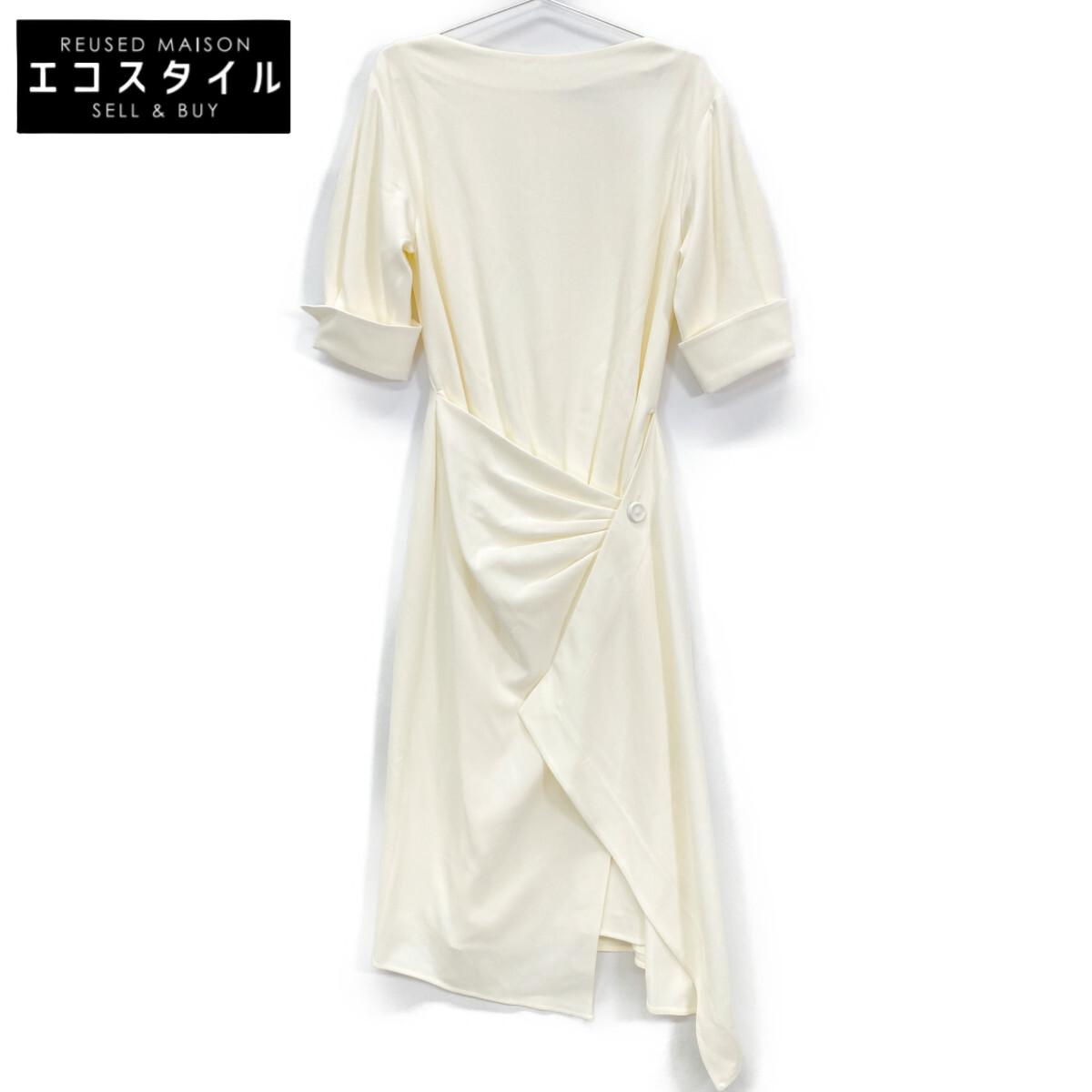 

Proenza Schouler R2513011B Ivory Midi-Length Bateau Neck Dress dress 2 IvoryUsed