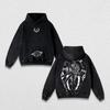 Ryomen Sukuna Grafická mikina s kapucí Jujutsu Kaisen Anime Streetwear Pánská Dámská Volné mikiny Praná bavlna Pulovr Vintage mikina