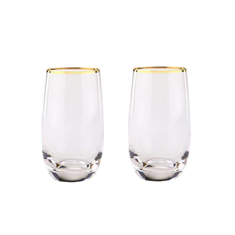2pcs Whiskey Glass Clear Whiskey Bar Cocktail Glasses Drinking Glasses Scotch Liquor Barware Beer Milk Shake Juice Latte Cup