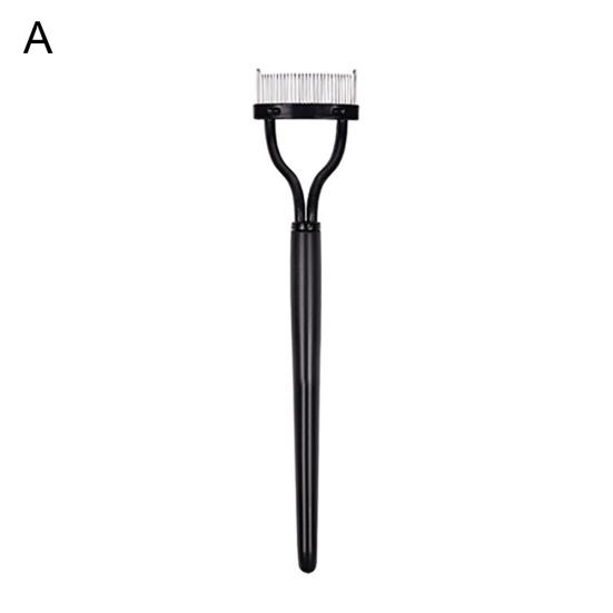 

Стальная игла Щетка-расческа для наращивания ресниц Разделитель ресниц Инструмент для красоты и макияжа Straight Handle