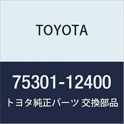 Genuine Toyota Emblem Front Part Number Sub-Assembly, Bumper, 75301-12400