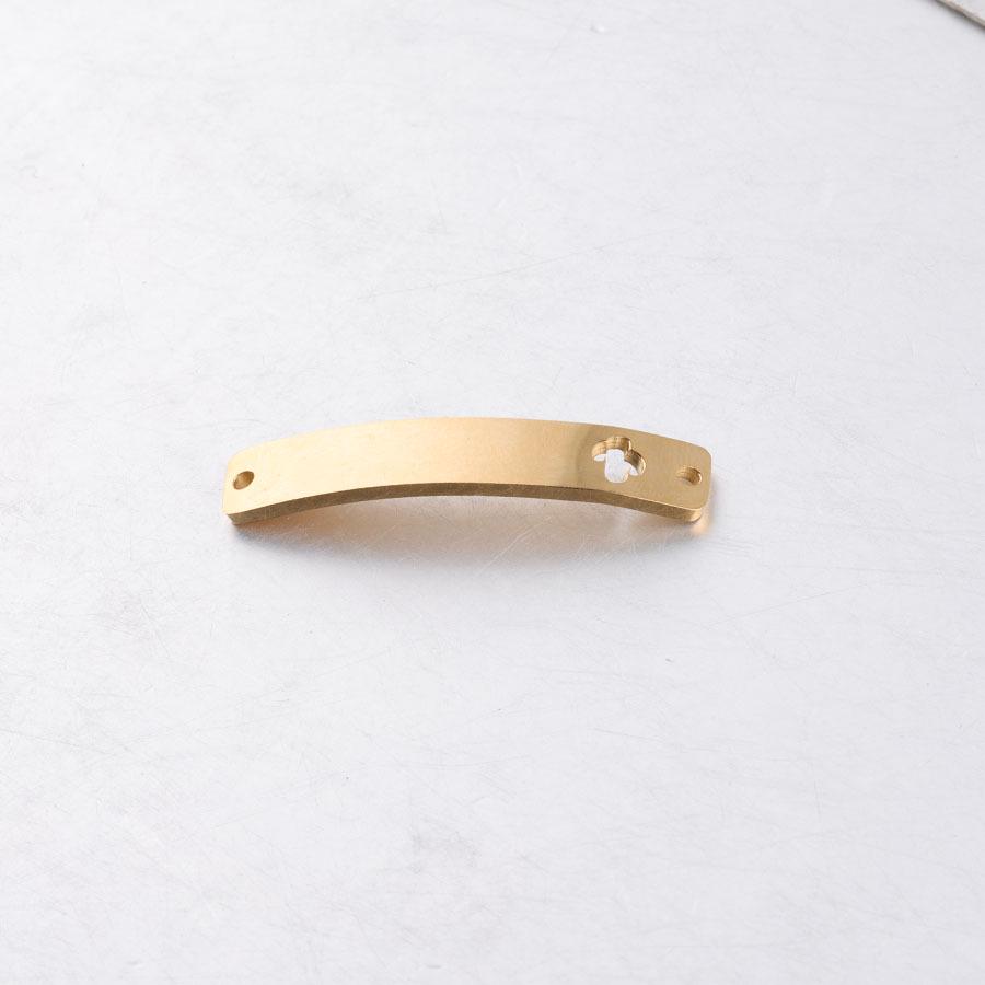 Kavisli Dikdörtgen Paslanmaz Çelik Fil Ağaç Taç Bağlantı Elemanı