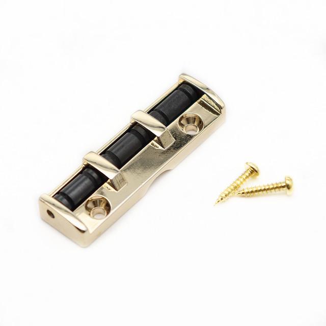

6 String Metal Guitar Roller Nut 3 Saddles With Screws Compatible For Strat or Tele Electric Guitar