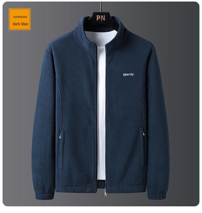 Men's Fleece Climbing Jacket - Middle-aged Dad's Lambswool Cardigan