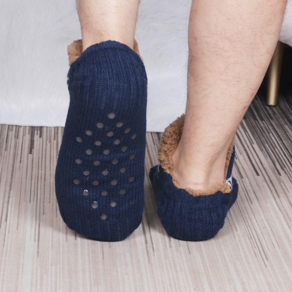 Non-slip Floor Socks Plush Winter Socks New Yoga Socks  Women Men