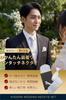 [HISDERN] One-touch wedding silver tie for men, wedding tie, brand name pocket square, 4-piece set, silk, stylish, popular.