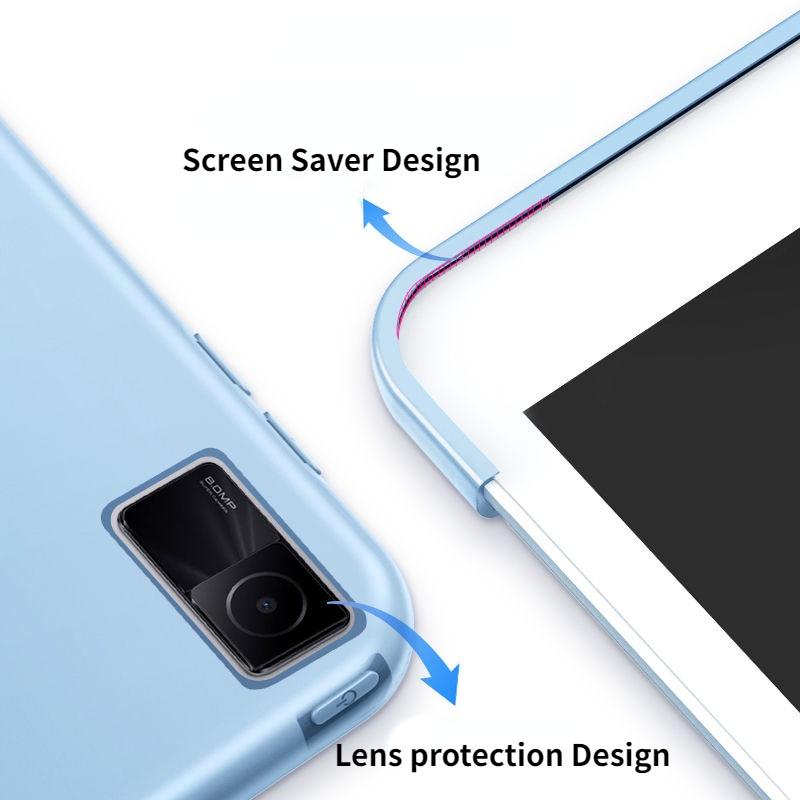 Capa de proteção de placa multicolorida comercial de cor sólida para Redmi Pad 10,6 polegadas, à prova de quedas, compatível com Redmi Pad SE 11 polegadas