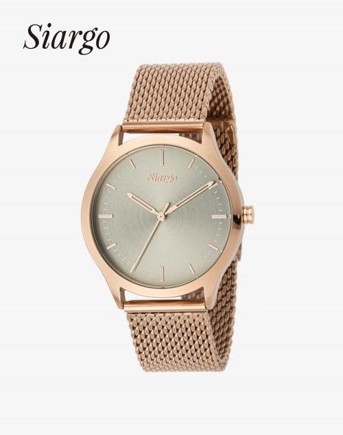 [SIARGO] Мужские металлические наручные часы SIARGO Коллекция Бергамот SG-009M-SR none
