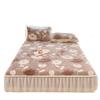 French Rabbit Fur Double-Layer Lace Fitted Sheet Bed Skirt 3-Piece Set