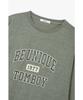 STUDIO TOMBOY Vintage Lettering Graphic Short Sleeve T-Shirt_Khaki 9176222990
