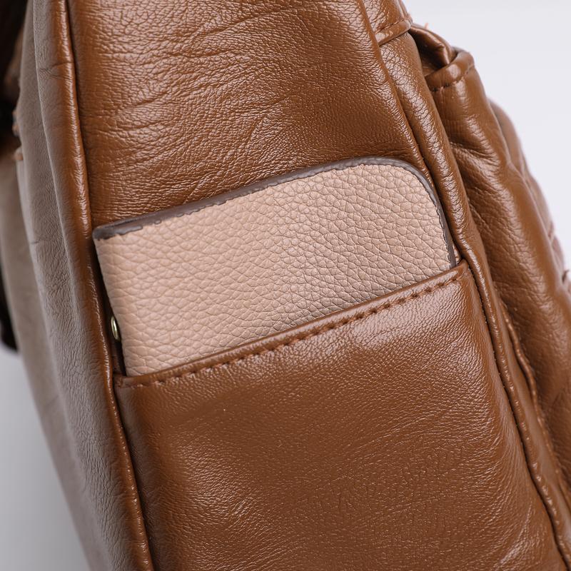 Multi-compartment Simple All-match Middle-aged and Elderly Mother's Large-capacity Casual Shoulder Crossbody Bag