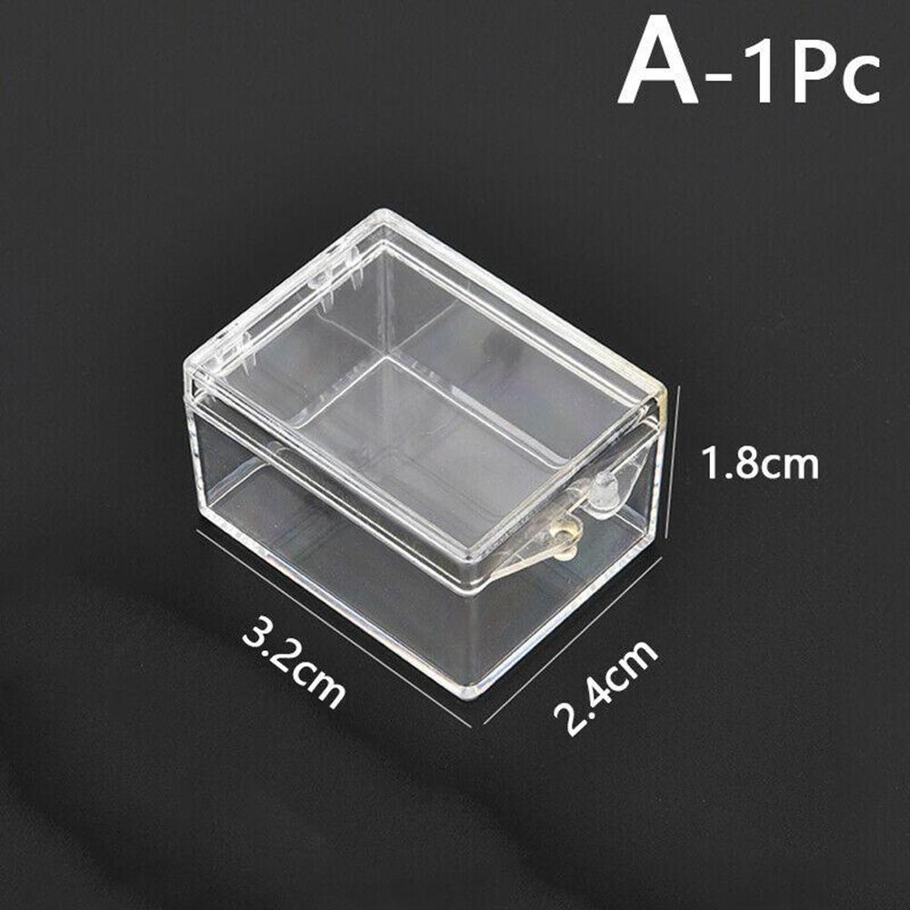 Transparent Storage Case Many Sizes Plastic PC Desktop Storage Boxes Rectangular Insect Specimen Jewelry Display Storage Boxes
