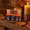 Halloween Umhang Dekor Countdown Kalender Block 3D Gedruckter Adventskalender Gruselig Täglich