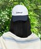 Oteumilkape Lettering Ball Cap - White/Navy