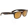 Ray Ban New Wayfarer Classic Brown Unisex Sunglasses Rb2132 710 55