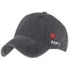 Baseball CZA450 [White Fang] Hat, Cap, Cap, Embroidered, Simple, Adjustable, Casual, Stylish, Men's, Women's, (Black)