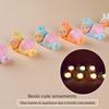 Tide Play Resin Ornament Ornament, Flocking Cute Doll Blind Box Blind Bag Desktop Ornament