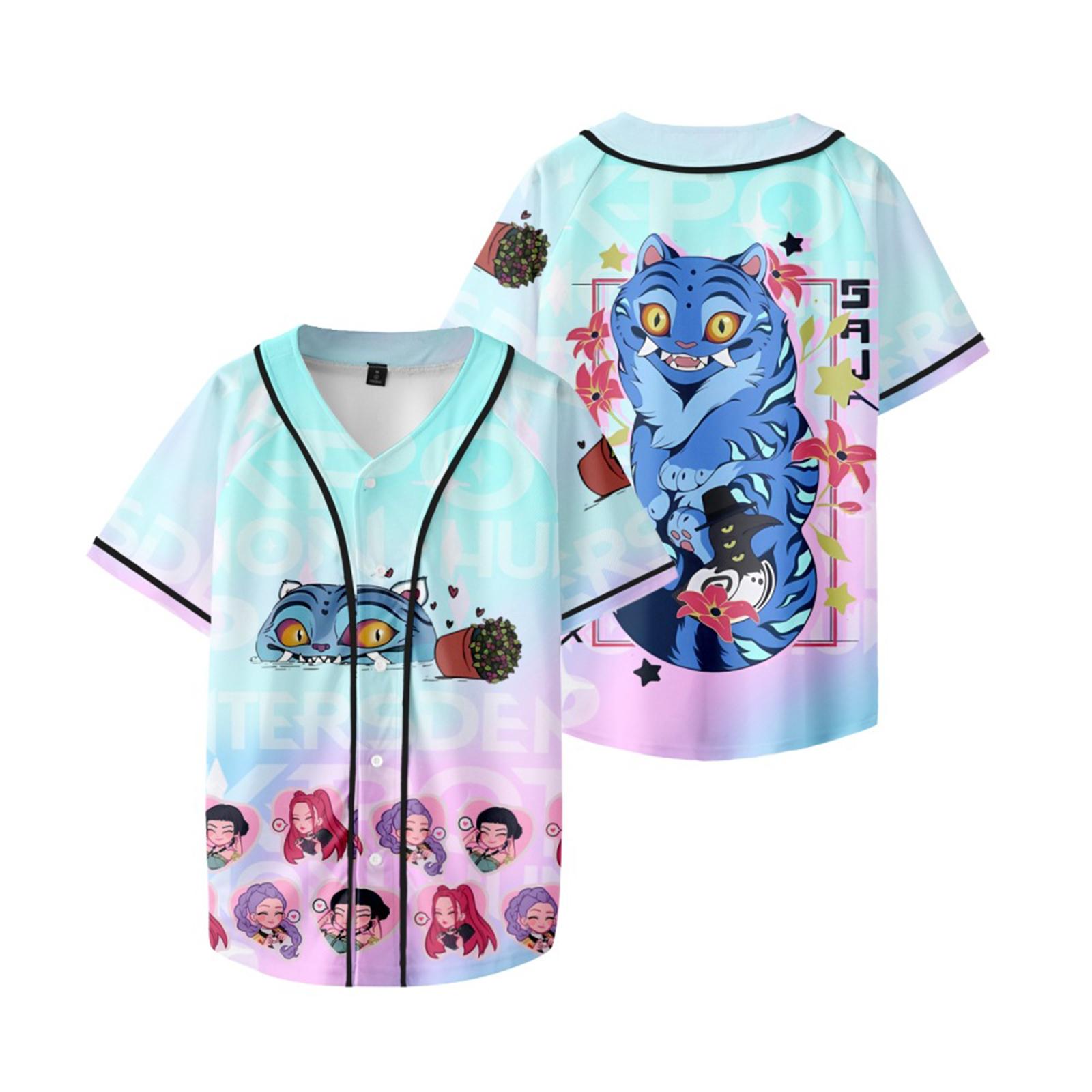 

Women s Fashionable Casual Short-sleeved Baseball Shirt S