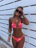 TS JYL-BK003 Solid Bikini Bottom, High Cut Triangle Swimwear For Vacation Beach And Spa