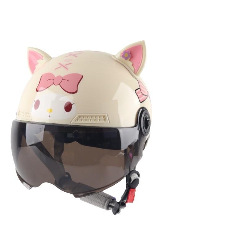 Children's Helmet Autumn and Winter Parent-child Cute Cartoon Children's Unisex Motorcycle Hard Hat