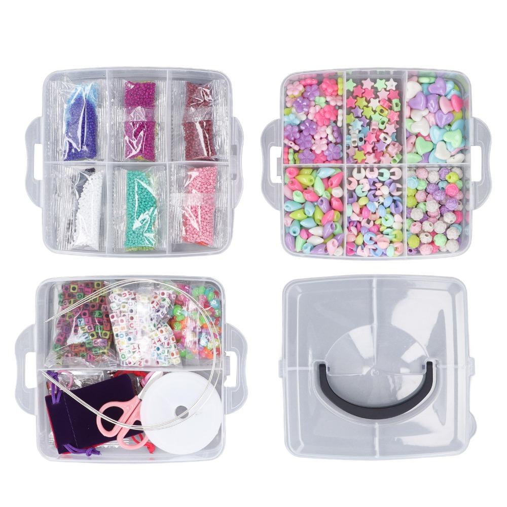 4774pcs Multiple Shapes Beads Bracelet Making Kit Colorful Jewelry Making Kit  DIY Jewelry Making