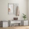 Day and Night - Day and Night Concrete Gray Plywood Hallway Furniture Set