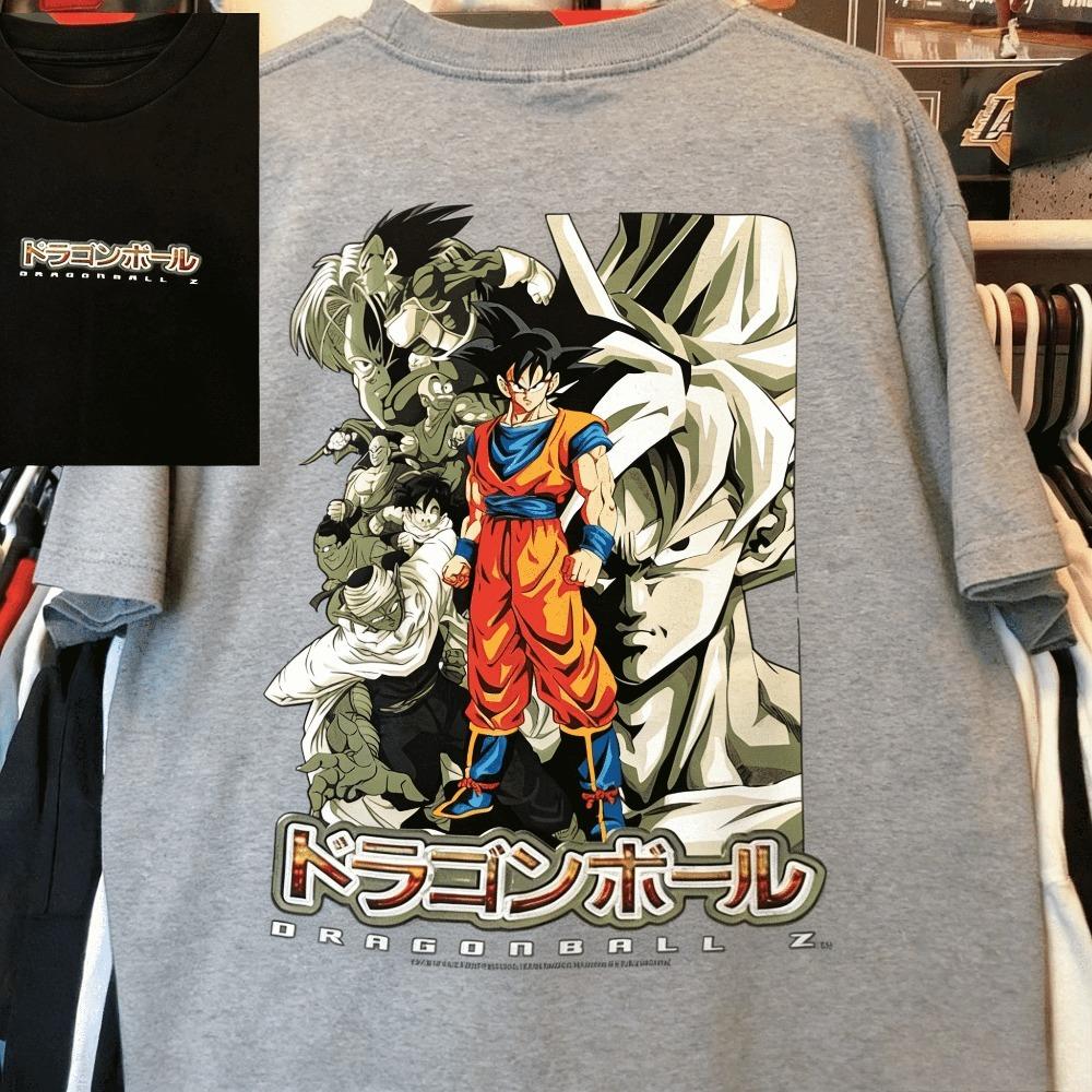 

Dragon Ball Goku Trendy hot items Unisex Tshirt 2026 Summer New Anime Print American Casual Parentchild Short Sleeved Shirt S