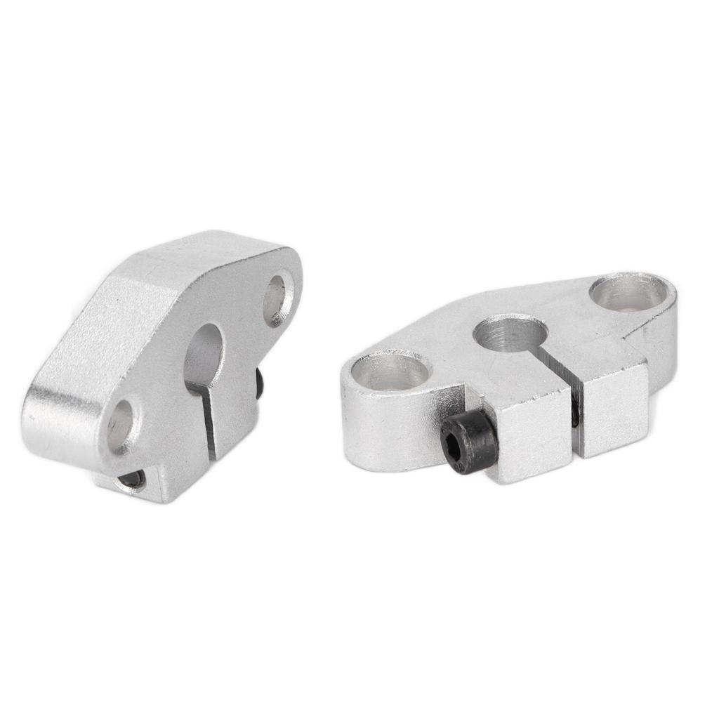 2 Pcs Horizontal Optical Axle Support 0.3inch Wear Resistance Straight Linear Rail Bracket