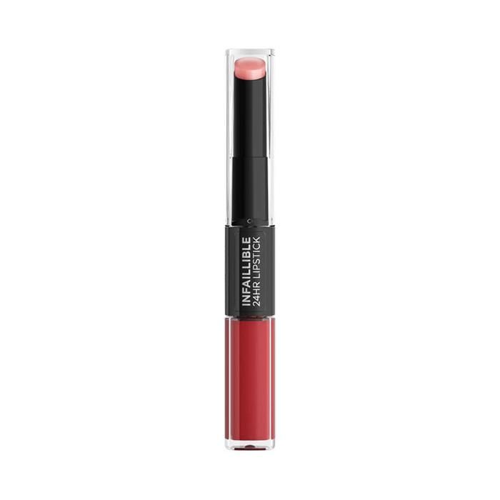 L#039;Oréal Paris Infaillible 24h Rouge à Lèvres Duo N°501 Timeless Red 5,6ml