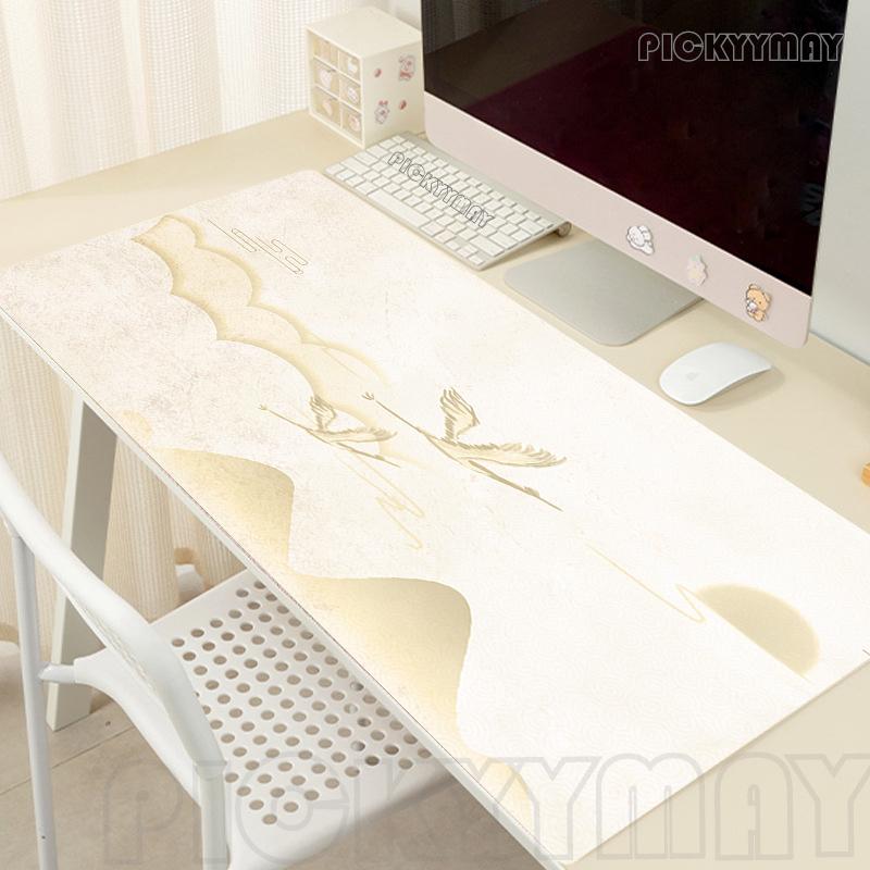 Chinese Retro Art Desk Mat Gamer Mousepads Mouse Pad Office Desk Pads Xmm Large Mousepad Flowers Mouse Mats For Computer