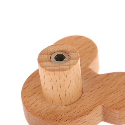 Poignées de porte en bois Armoires et tiroirs Boutons de porte Poignées de meubles en bois