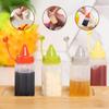 4 STÜCKE Küche Haushalt Soße Essig Quetschflasche Tragbar Outdoor Grill Picknick Fest Flasche Küchenzubehör Kleines Werkzeug