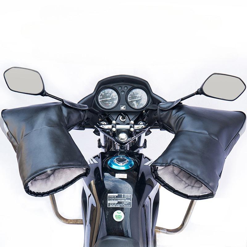 Zimowa Osłona Kierownicy Motocykla Wodoodporna Wiatroszczelna Ciepła Rękawica Rączki Kierownicy Akcesoria Motocyklowe