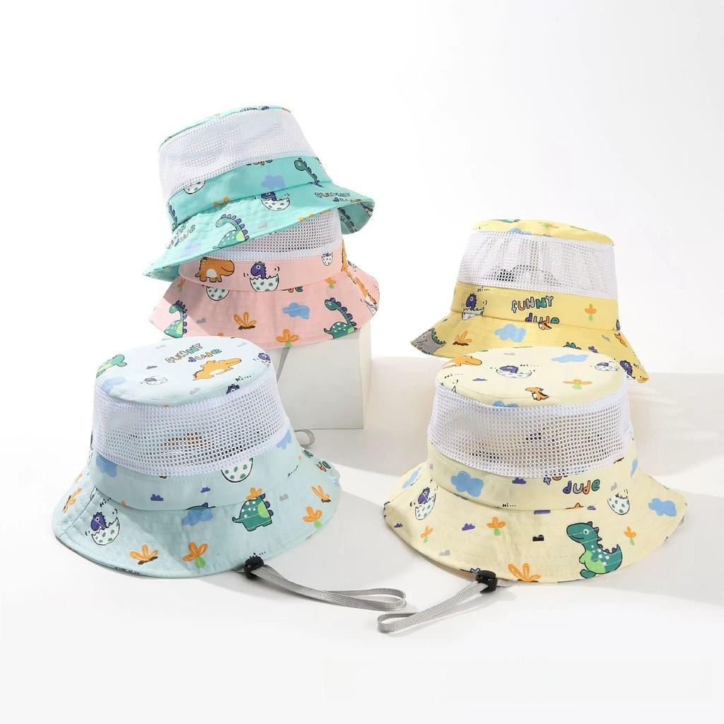 Baby Summer Sun Hat With Long Brim Cotton Blend Lightweight For Kids Outdoor Play