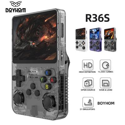 128G R36S Retro Konsola do Gier Ręcznych System Linux Ekran 3,5 Calowy IPS R35s Pro Przenośny Kieszonkowy Odtwarzacz Wideo 64GB Gier